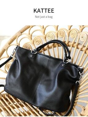 Kattee Genuine Leather Tote Purse